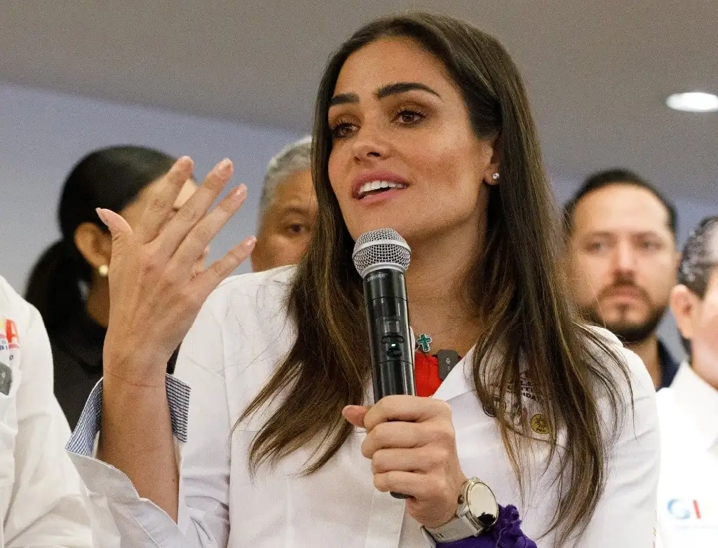 Alessandra Rojo de la Vega, candidata a la alcaldía Cuauhtémoc por la coalición Va por la CDMX (PAN-PRI-PRD) en imagen de archivo. Foto Pablo Ramos
