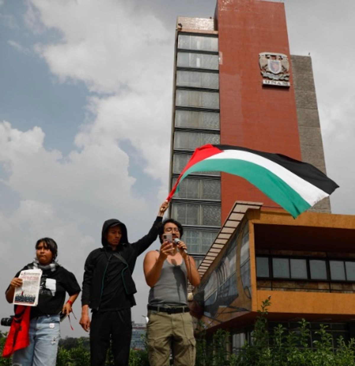 Manifestación en favor de Palestina en la UNAM en imagen de archivo. Foto 
