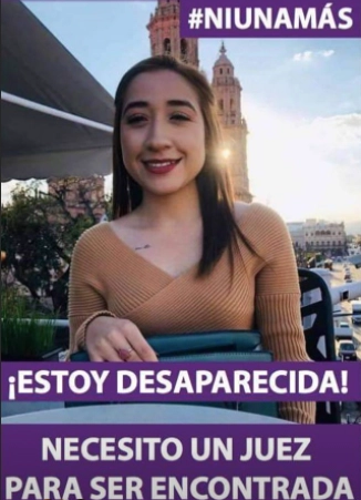 A través de redes sociales se difundieron fotografías de la joven para dar con su paradero