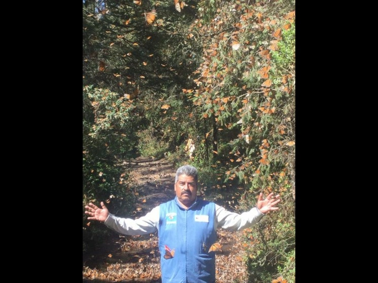 Homero Gómez en la región de Ocampo, el pasado 11 de enero. Foto tomada de su perfil de Facebook 