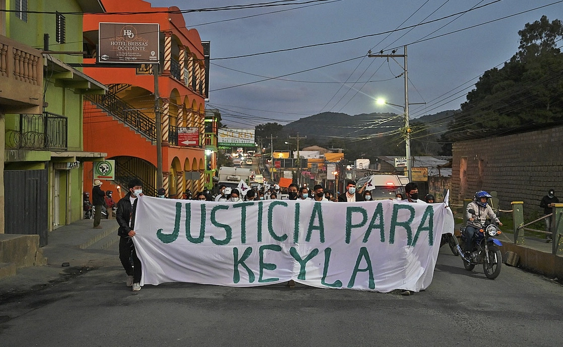 En la Esperanza también fue asesinada hace cinco años la ambientalista Berta Cáceres. Foto Afp
