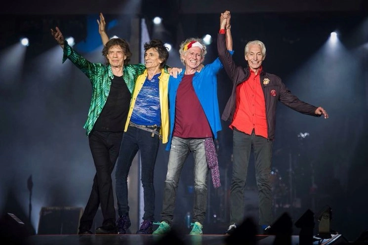 La banda británica The Rolling Stones durante un concierto. Foto Facebook @therollingstones 