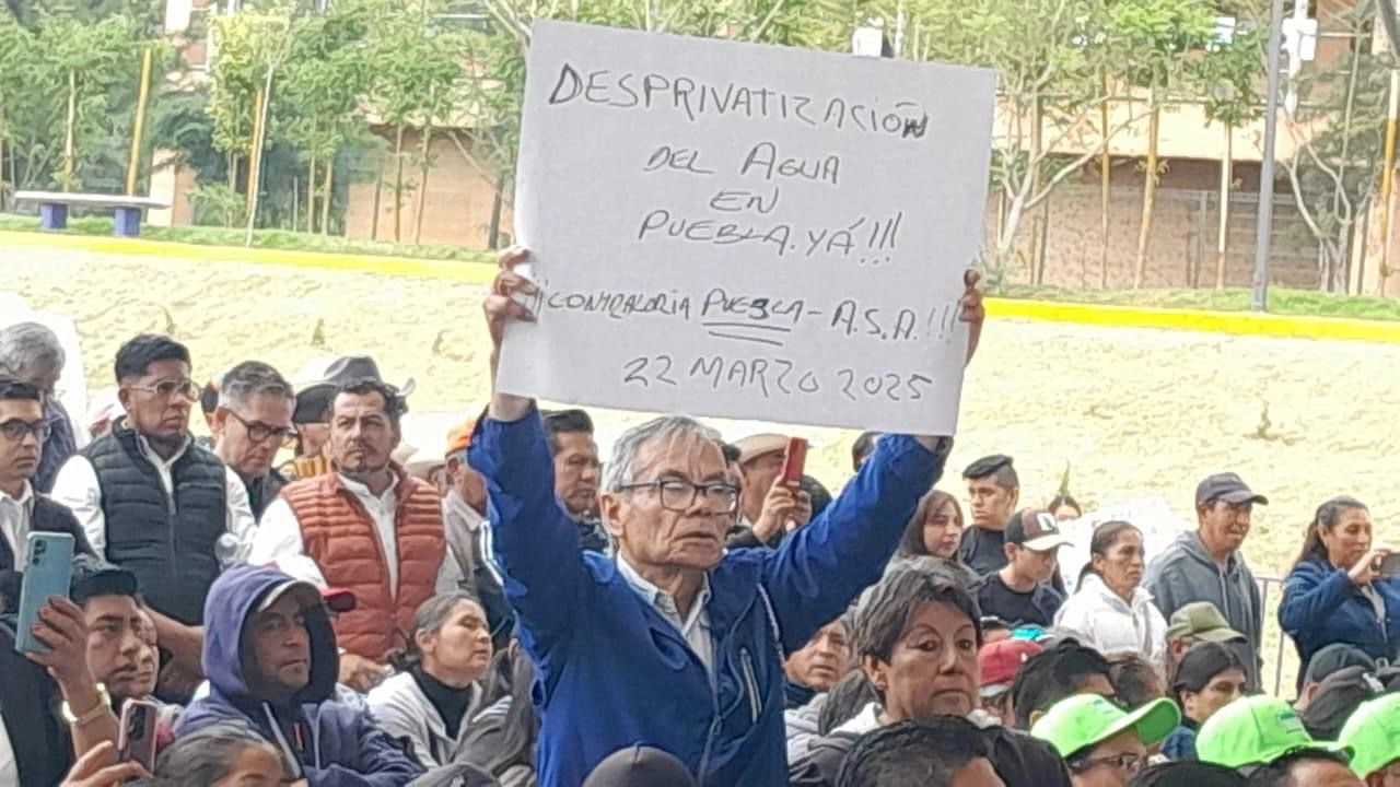 En Puebla aseguran que fracasó el modelo mercantilista de la privatización del agua. Foto