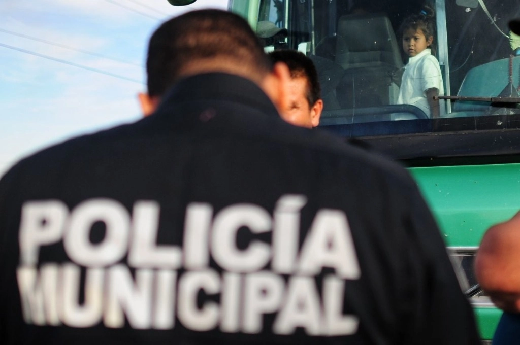 Imagen de archivo de un policía municipal en Mexicali. Foto Cuartoscuro