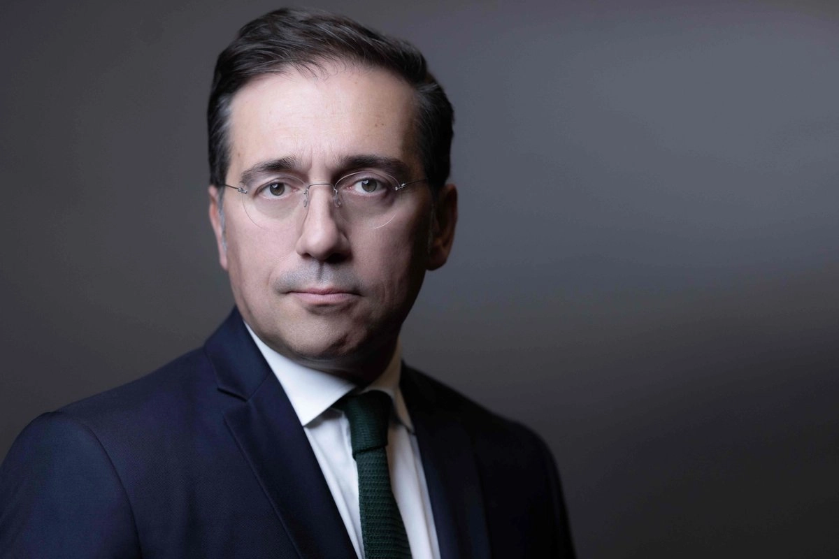 José Manuel Albares, ministro de Asuntos Exteriores del Gobierno de España, expresó que hubo "dolor e injusticia hacia los pueblos originarios de México". Foto 