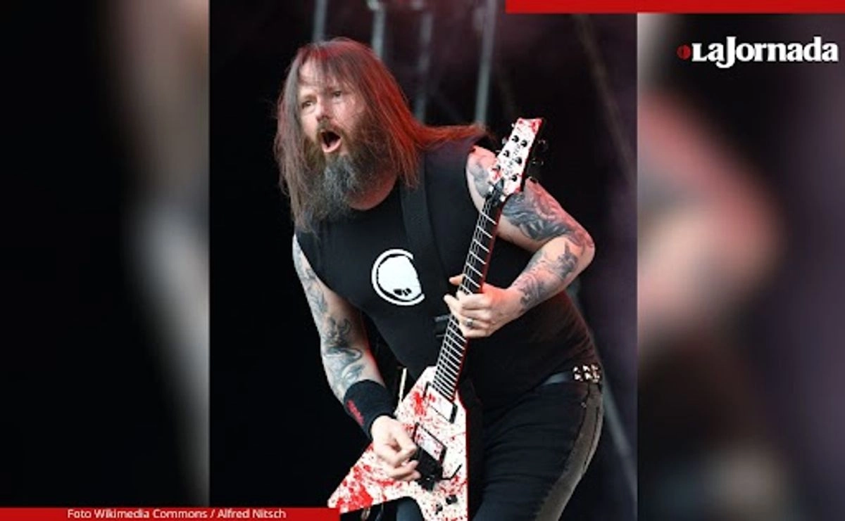 El guitarrista Gary Holt en un concierto en 2014. 