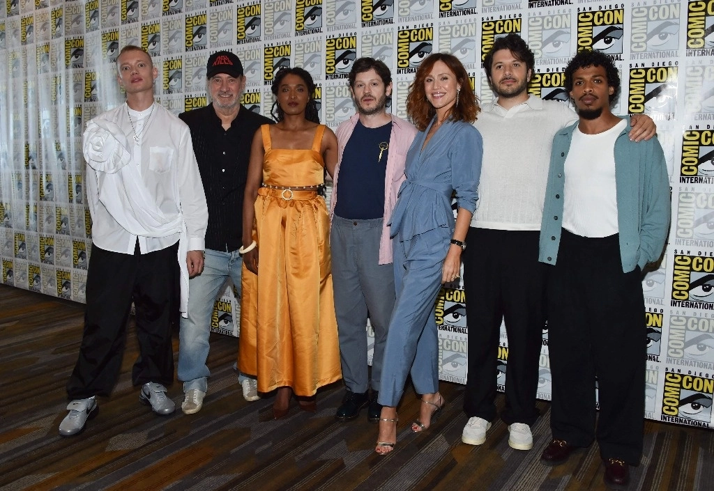El reparto de la serie 'Those About to Die' acudió a la Comic-Con que tiene lugar en San Diego, California. Foto Afp 