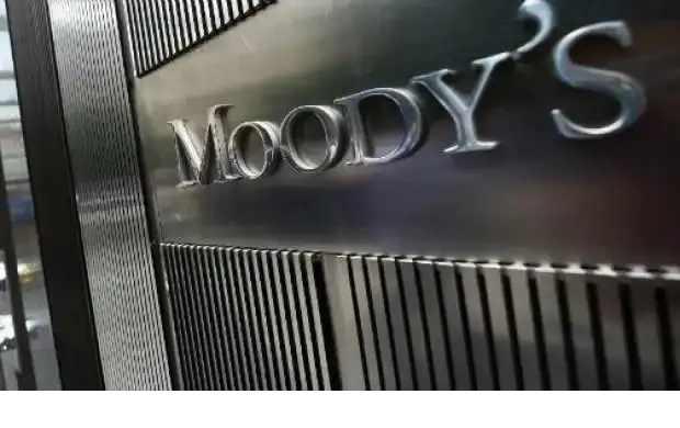 Logo de la calificadora Moody's. Foto Afp/ archivo
