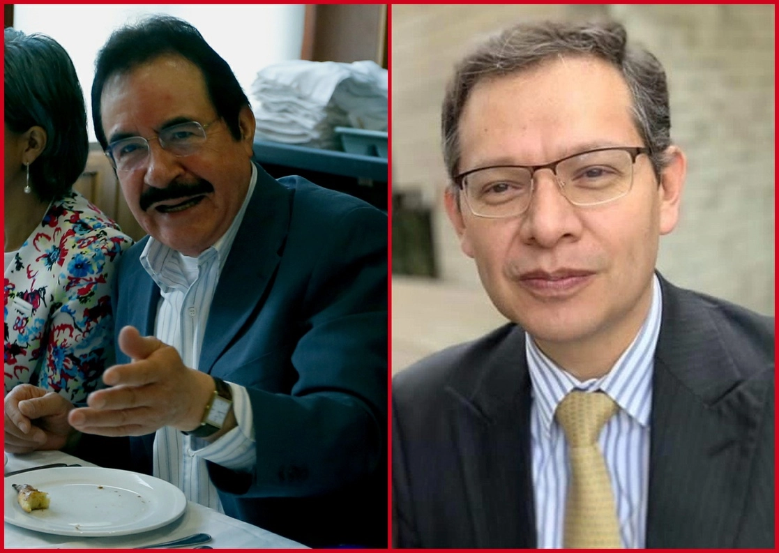José Luis de la Cruz, del IDIC (izquierda), y José Luis Calva, del IIEc, analizan los factores positivos y las carencias de la nueva propuesta de política industrial. Foto Jesús Villaseca, Francisco Olvera y ‘La Jornada’