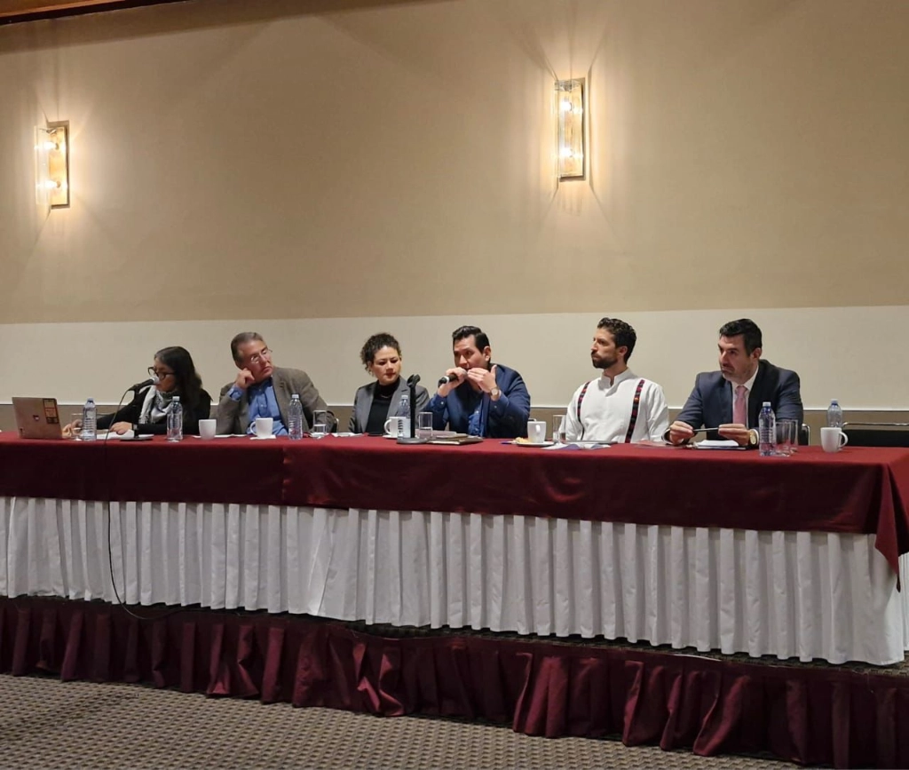 Participantes en la Conferencia Internacional Libertad y Democracia Sindical. Foto cortesía para 'La Jornada'
