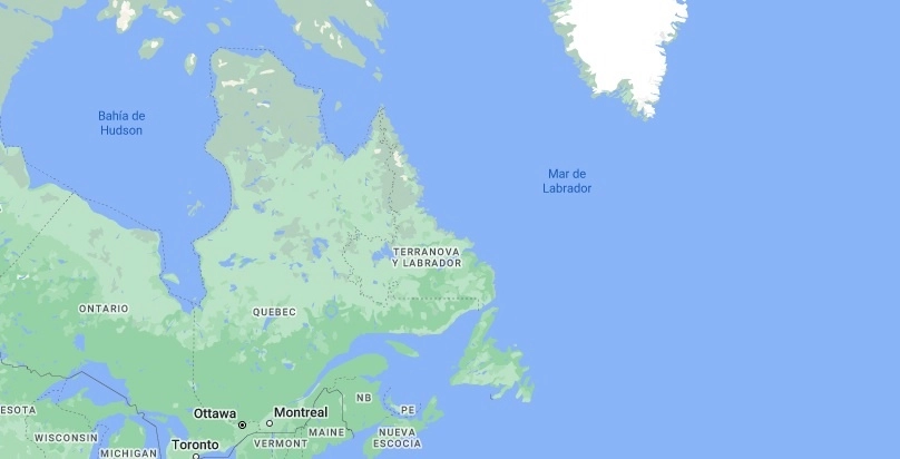 La explosión ocurrió en una refinería de Braya Renewable Fuels, en Newfoundland, Canadá. Foto Tomada de Google Maps 