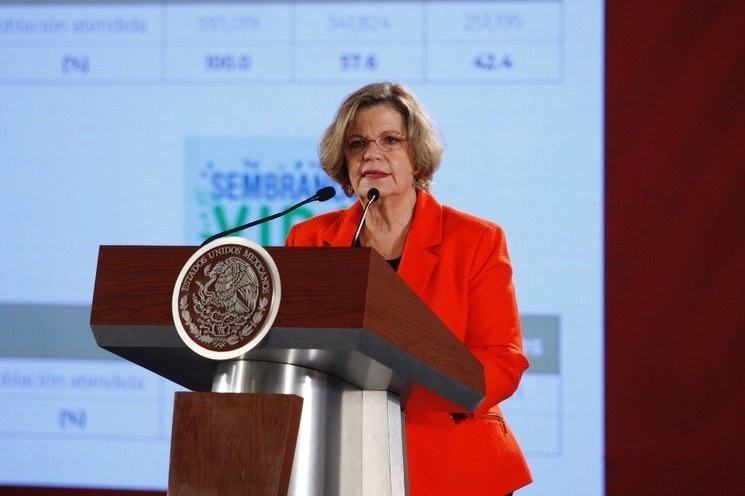 Nadine Gasman, titular de Inmujeres en imagen de archivo. Foto Cristina Rodríguez