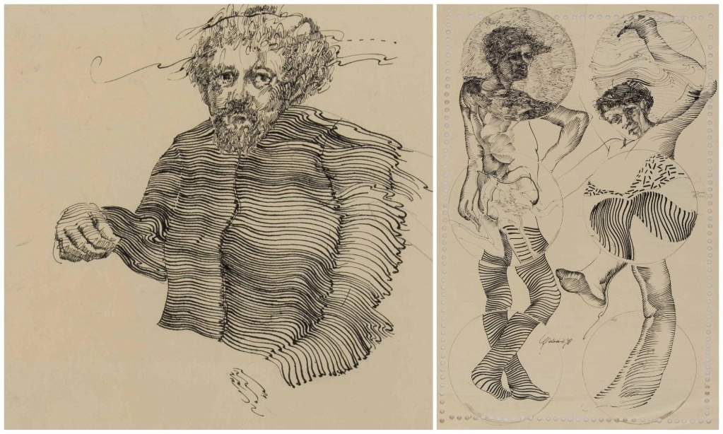  ‘Conozca a Melecio Galván: El artista secreto y sus contemporáneos mexicanos’ consta de 46 dibujos realizados entre finales de la década de 1960 y principios de los años 70, los cuales se exhiben junto con 15 obras de Rafael Coronel, Elvira Gascón, Silvia Pardo y Rufino Tamayo, entre otros. Foto de Manny Alcalá/MAB 