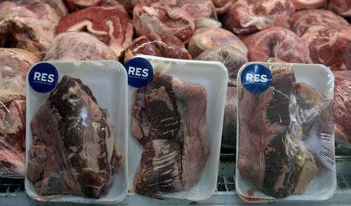 Venta de carne bovina en Argentina en imagen de archivo. Foto Afp