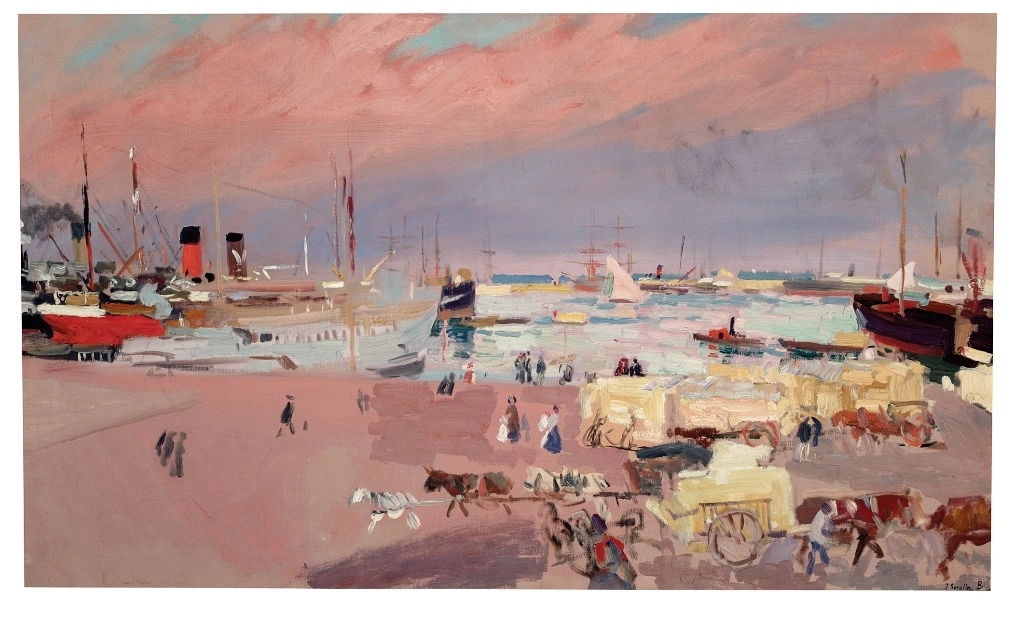 Puerto de Valencia, 1907, Museo Sorolla, no. inv. 802. Foto Museo y Fundación Sorolla