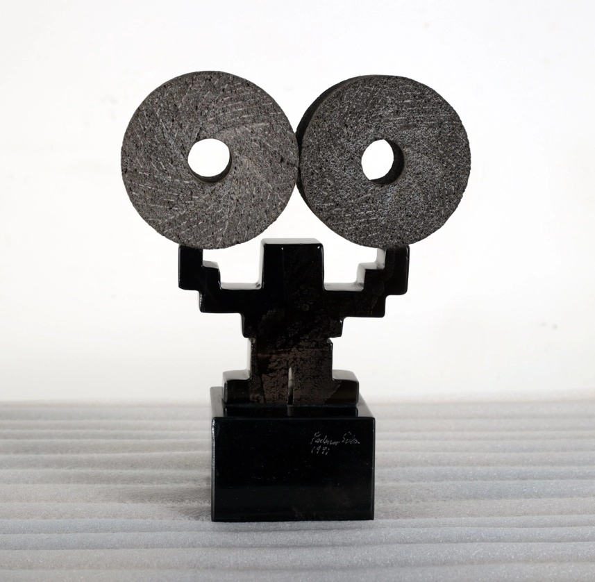 Pieza de Federico Silva que forma parte de la exhibición integrada por 18 esculturas, de las cuales 10 son de Pago en Especie, cinco del Museo Federico Silva Escultura Contemporánea y tres inéditas. Foto Museo de Arte de la SHCP