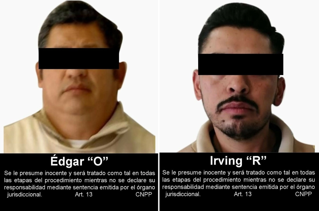 Ambos fueron entregados a las autoridades de aquel país en el AICM para que sean juzgados en tribunales de California y Arizona. Imagen tomada del Twitter @FGRMexico