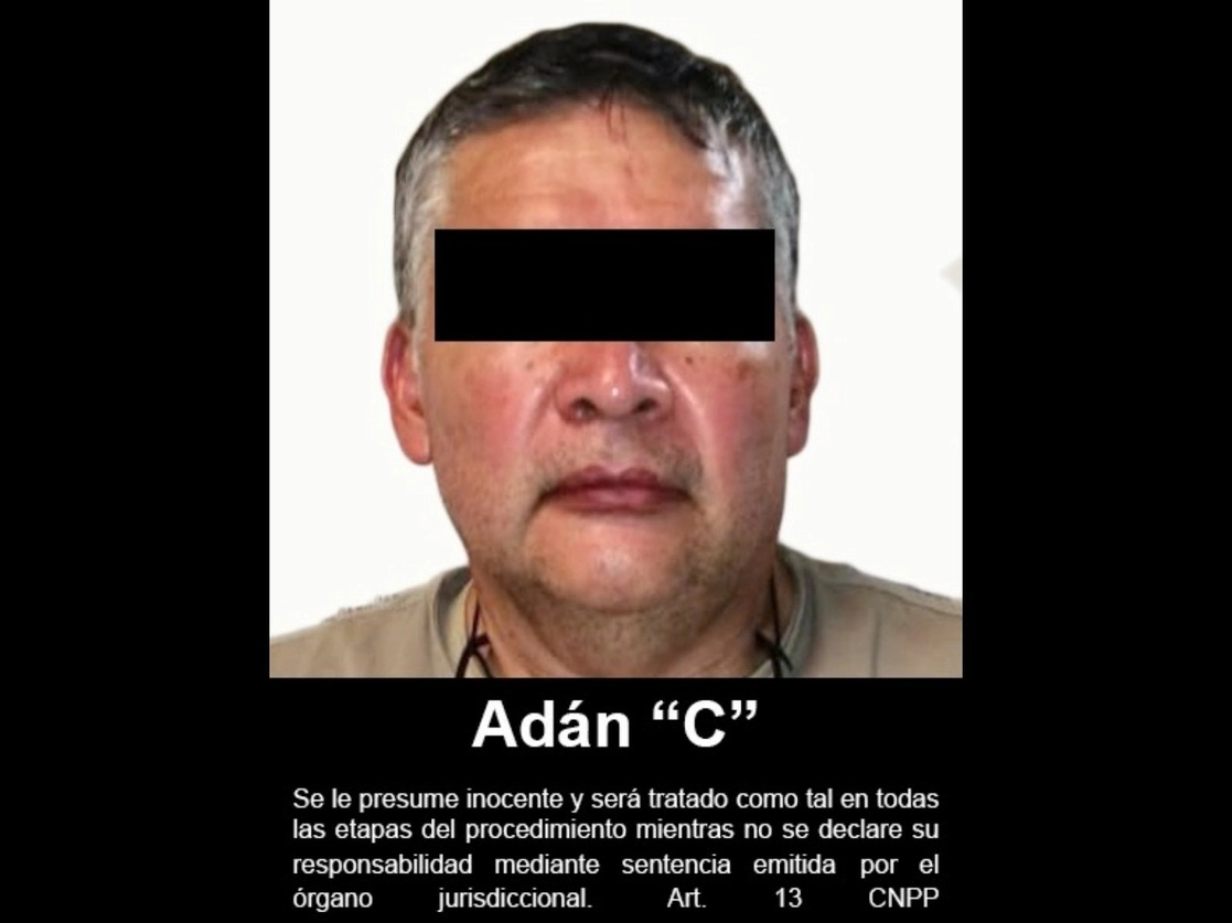 Adán Casarrubias es acusado por Estados Unidos de haber participado en la introducción de grandes cantidades de heroína por la frontera común, entre los años 2012 y 2014. Imagen cortesía FGR 