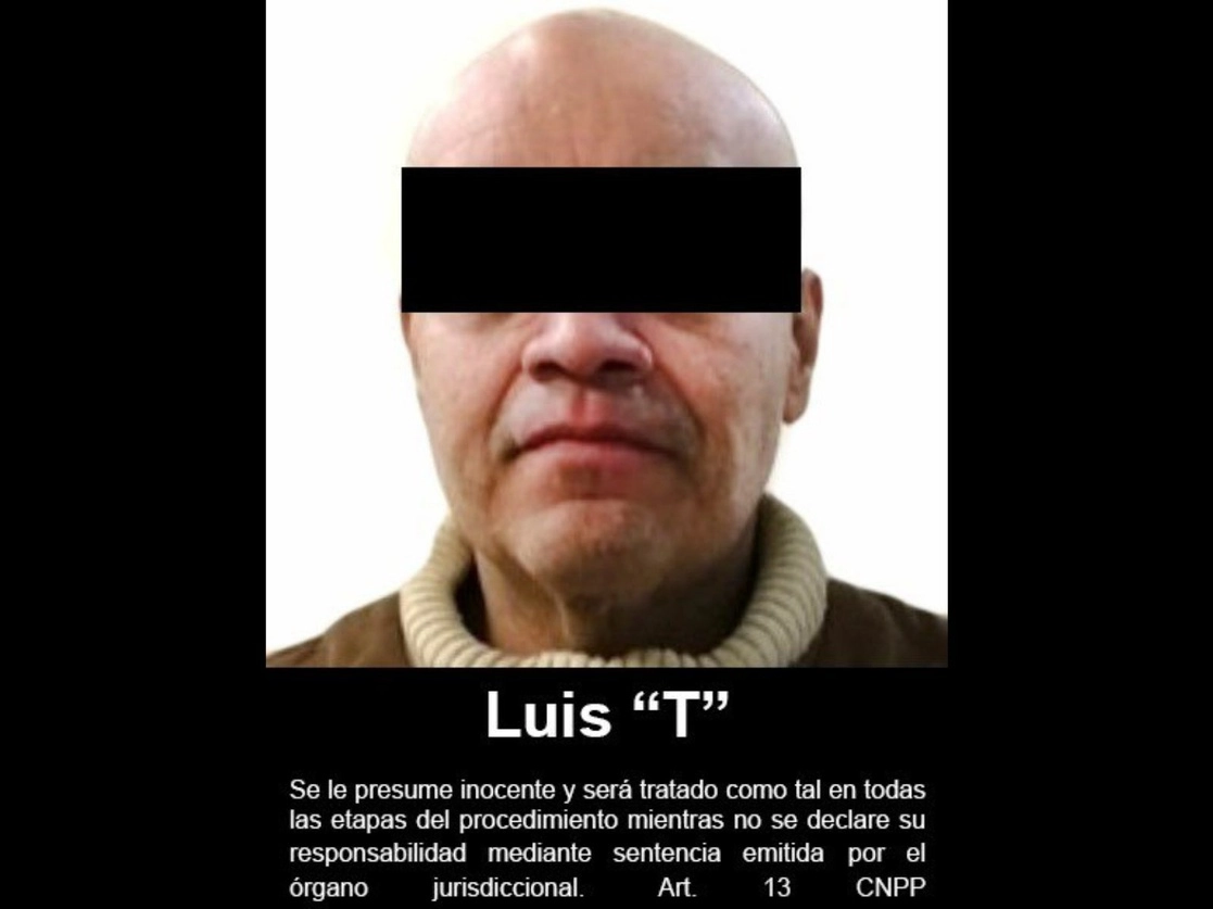 Tejeda fue detenido en la ciudad de Puebla en octubre de 2022. Imagen difundida por la FGR 