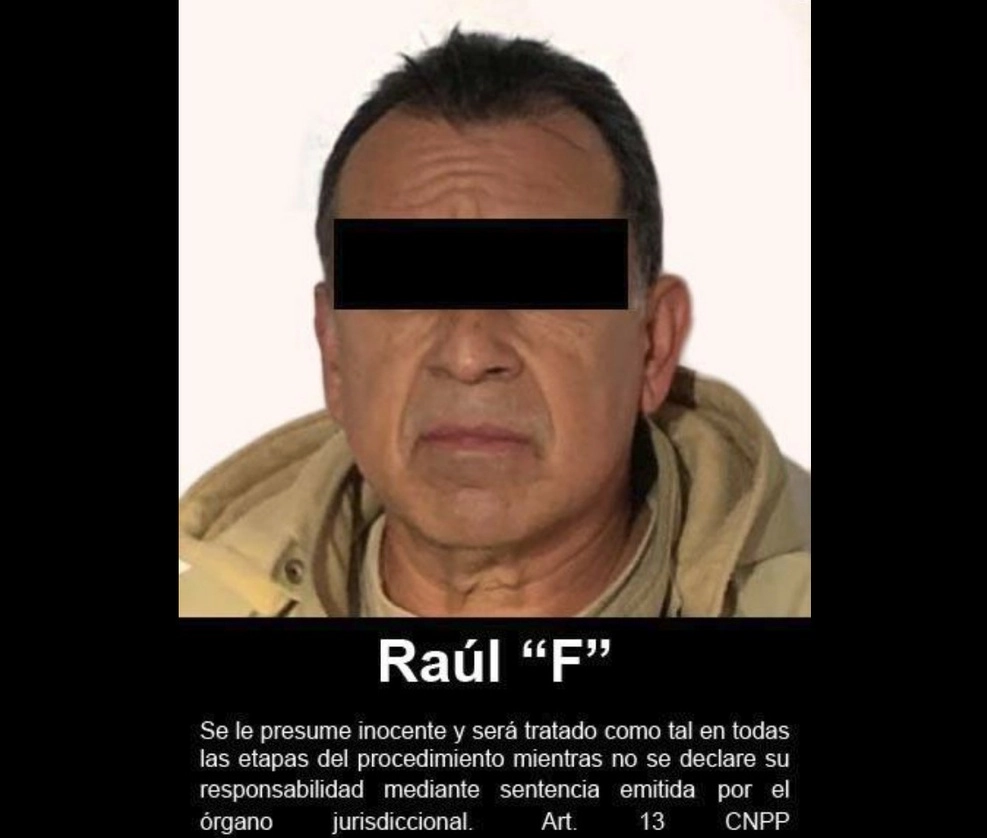 Raúl Flores Hernández, alias ‘El Tío’, sería responsable de coordinar el trasiego de cocaína entre Colombia y el país del norte, a través del territorio nacional. Foto cortesía de la FGR