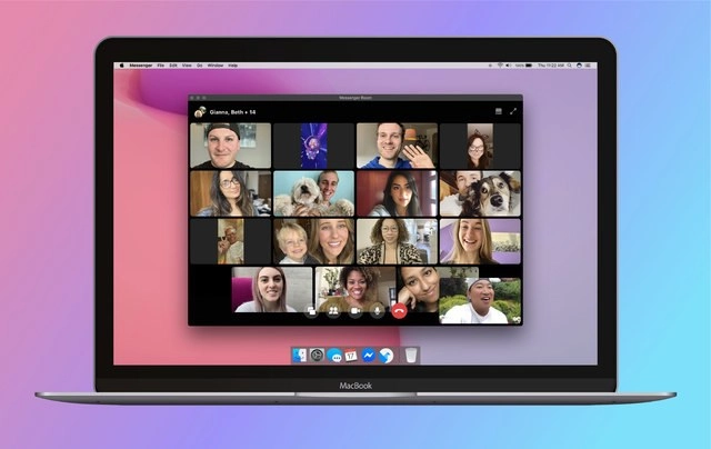 Facebook lanzó un nuevo servicio, Messenger Rooms, que permitirá encontrar amigos en "salas" virtuales, una señal de que la competencia se está intensificando en torno a Zoom. Imagen de Facebook vía Ap