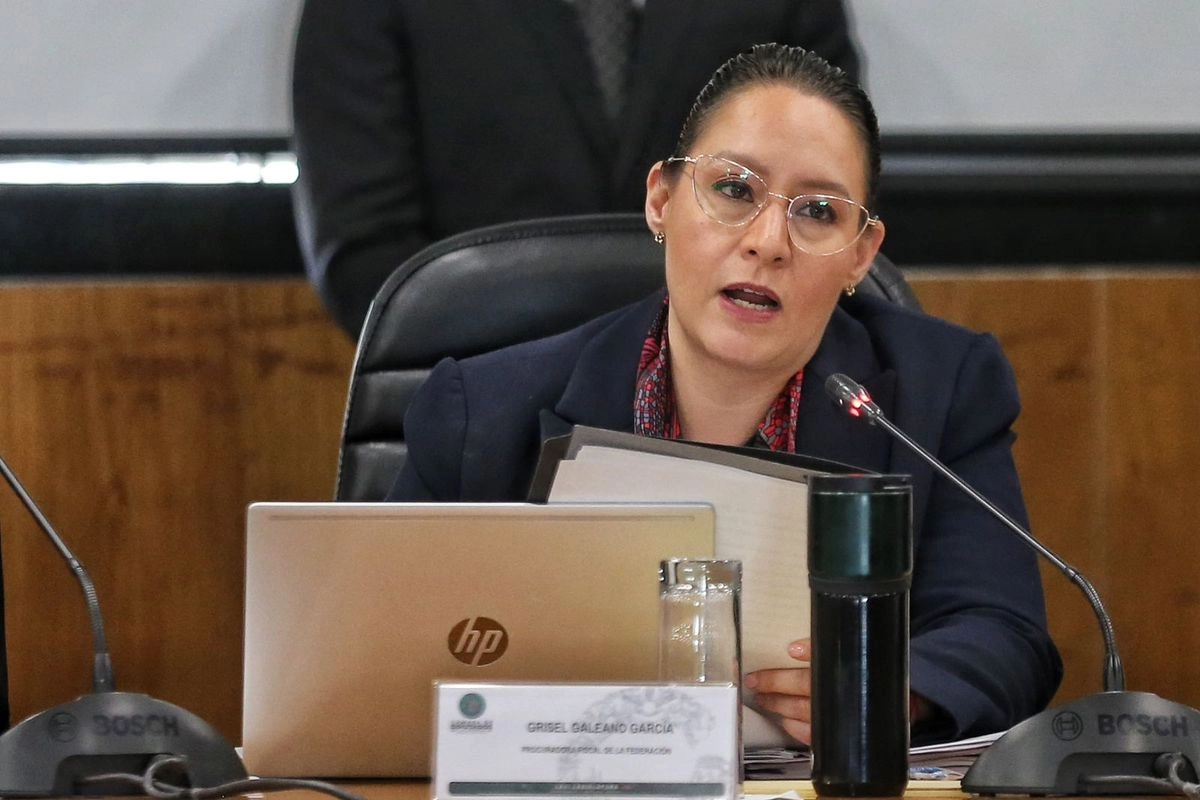 La procuradora fiscal de la Federación, Grisel Galeano, durante la reunión de la Comisión de Hacienda en la Cámara de Diputados, el 2 de octubre de 2025. Foto 