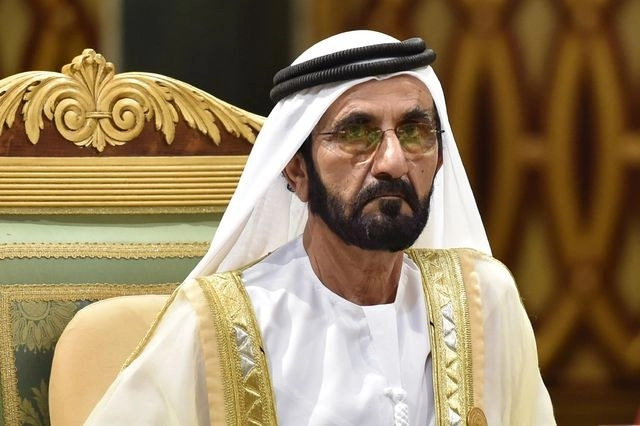 Mohammed bin Rached al Maktum ordenó secuestrar a dos de sus hijas e intimidó a una de sus esposas, la princesa Haya de Jordania, quien tuvo que huir. Foto Afp 