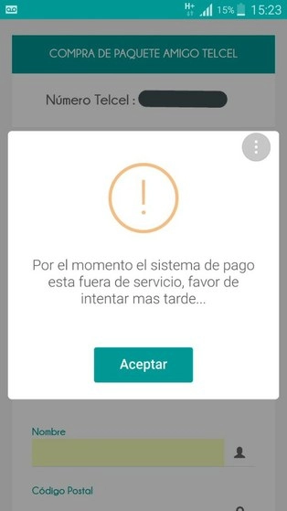 El sistema fue restablecido cerca de las 17 horas señaló la empresa