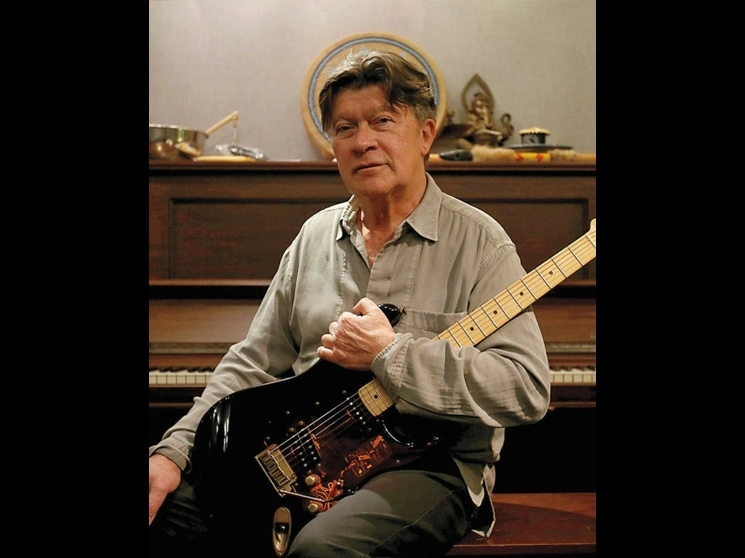 Robbie Robertson, guitarrista y principal compositor de The Band, murió a los 80 años. Foto tomada de Twitter @r0bbier0berts0n
 / Archivo