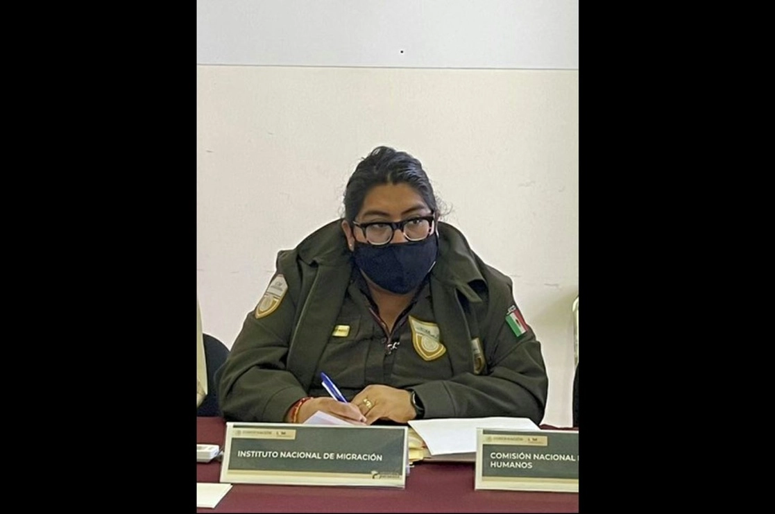 Anabel Lorenzo Robles fue directora del Instituto Nacional de Migración en Hidalgo. Foto tomada del Twitter de @IOAM_GobOax / Archivo
