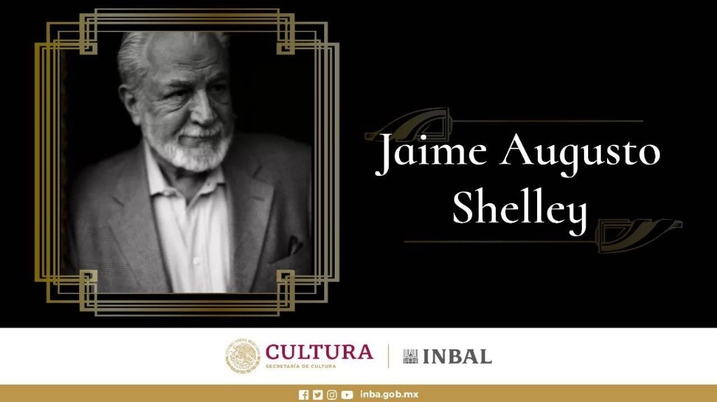 En la imagen, el poeta, guionista y dramaturgo Jaime Augusto Shelley. Foto Twitter @bellasartesinba