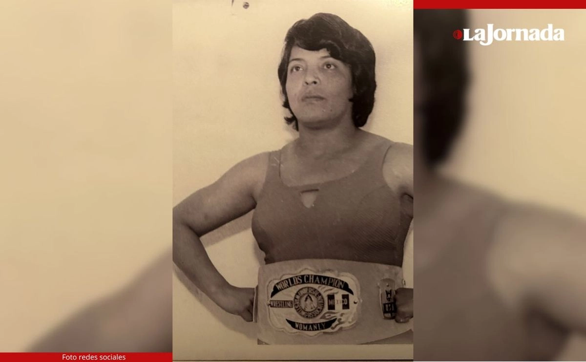 Estela Molina, primera luchadora mexicana campeona mundial. Foto