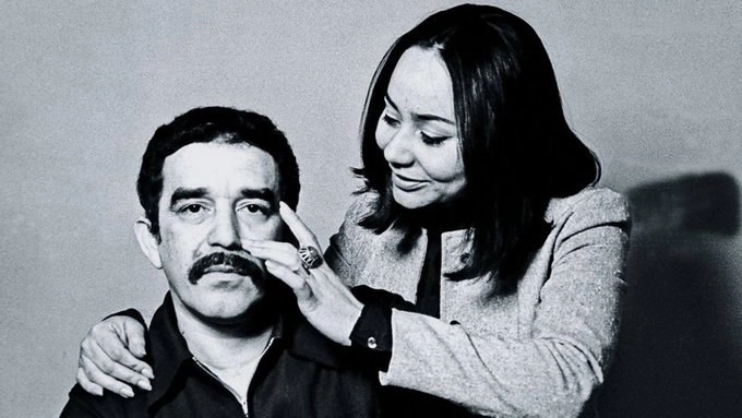 Mercedes Barcha y Gabriel García Márquez. Foto @JulianVenturaV 