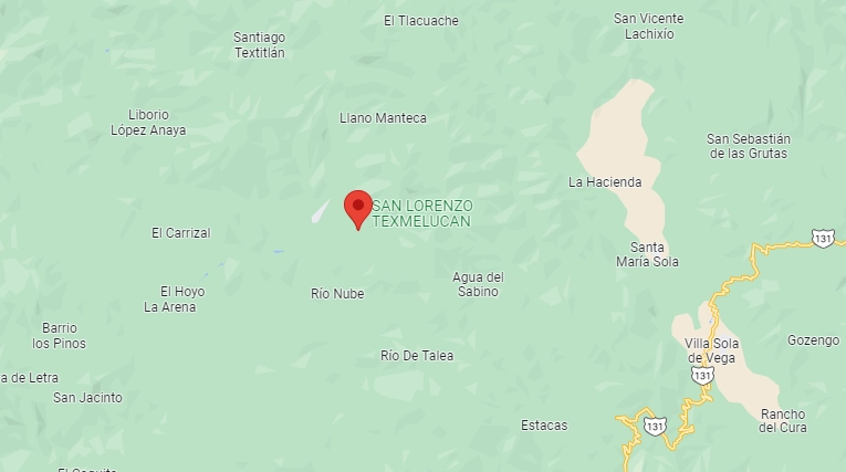 Una menor falleció a causa de una mordida de murciélago en una comunidad de Oaxaca. Foto Googole Maps