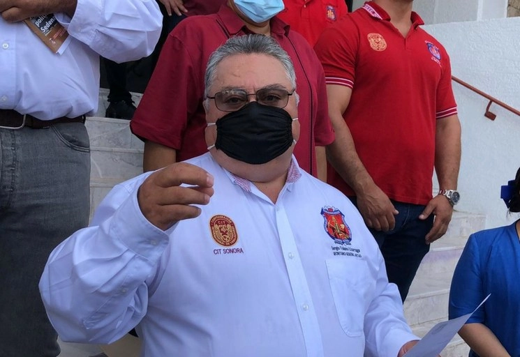 El líder minero. Foto Cristina Gómez Lima
