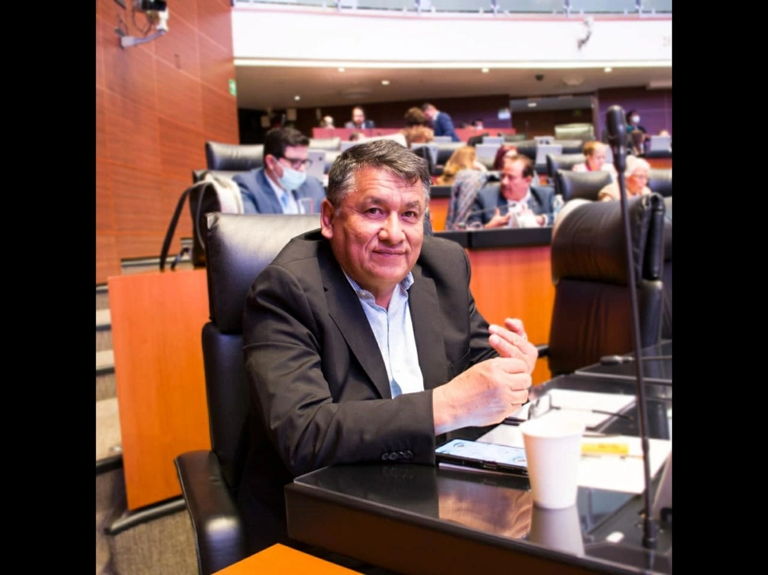 El deceso del senador por Morena en Tamaulipas, Faustino Lóez Vargas, y su esposa, fue dado a conocer por el coordinador morenista en la Cámara Alta, Ricardo Monreal. Foto tomada de www.facebook.com/senadorfaustino