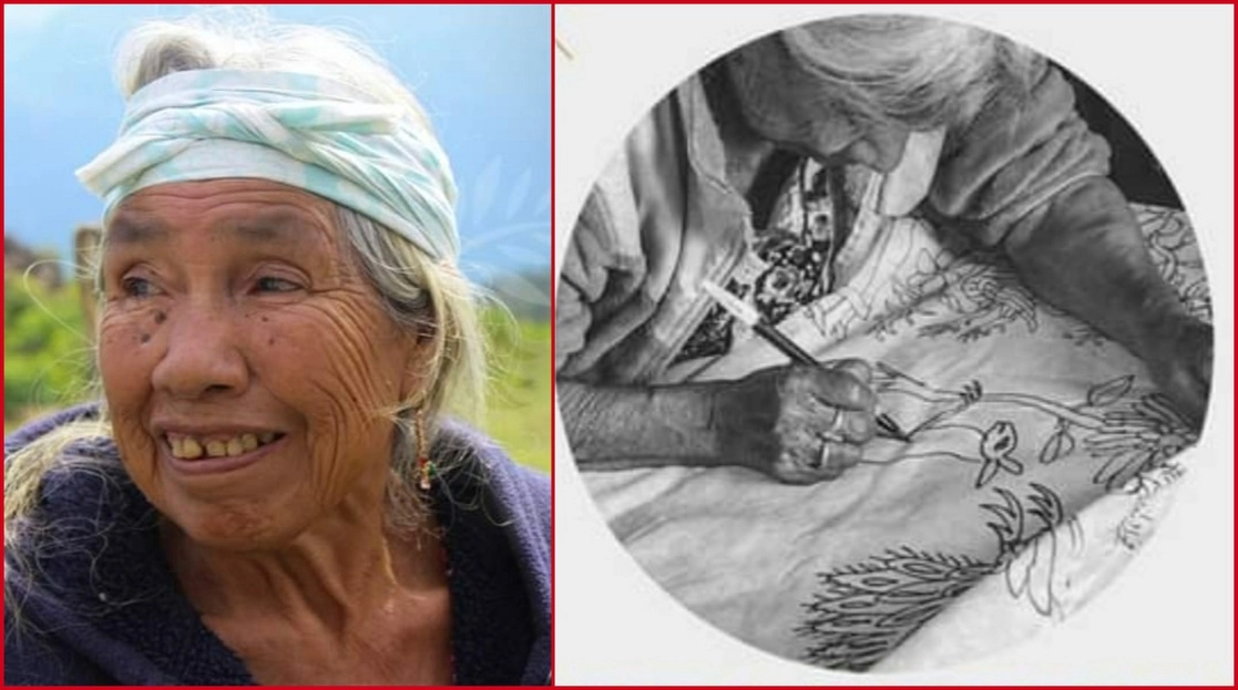 Margarita Patricio Dolores falleció a los 79 años, cinco días antes del 8 de abril, que es Día del Tenango. Foto cortesía Karina Aidé Arriaga Chiapa y ‘La Jornada’