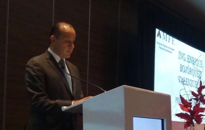 Enrique Bojórquez, presidente de la AMFE, en imagen de archivo. Foto Twitter @AMFE_MEX