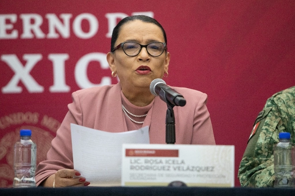 La secretaria de Seguridad y Protección Ciudadana, Rosa Icela Rodríguez. Foto Pablo Ramos / Archivo