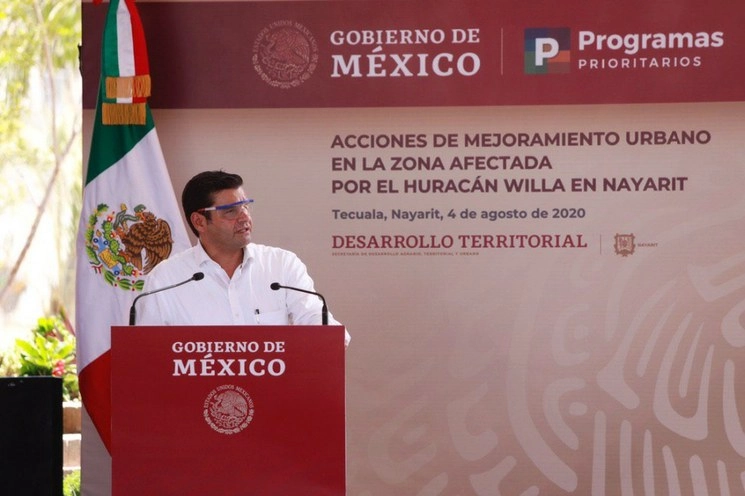 Antonio Echevarría García, gobernador del estado de Nayarit, Foto tomada del Twitter @aegnayarit
