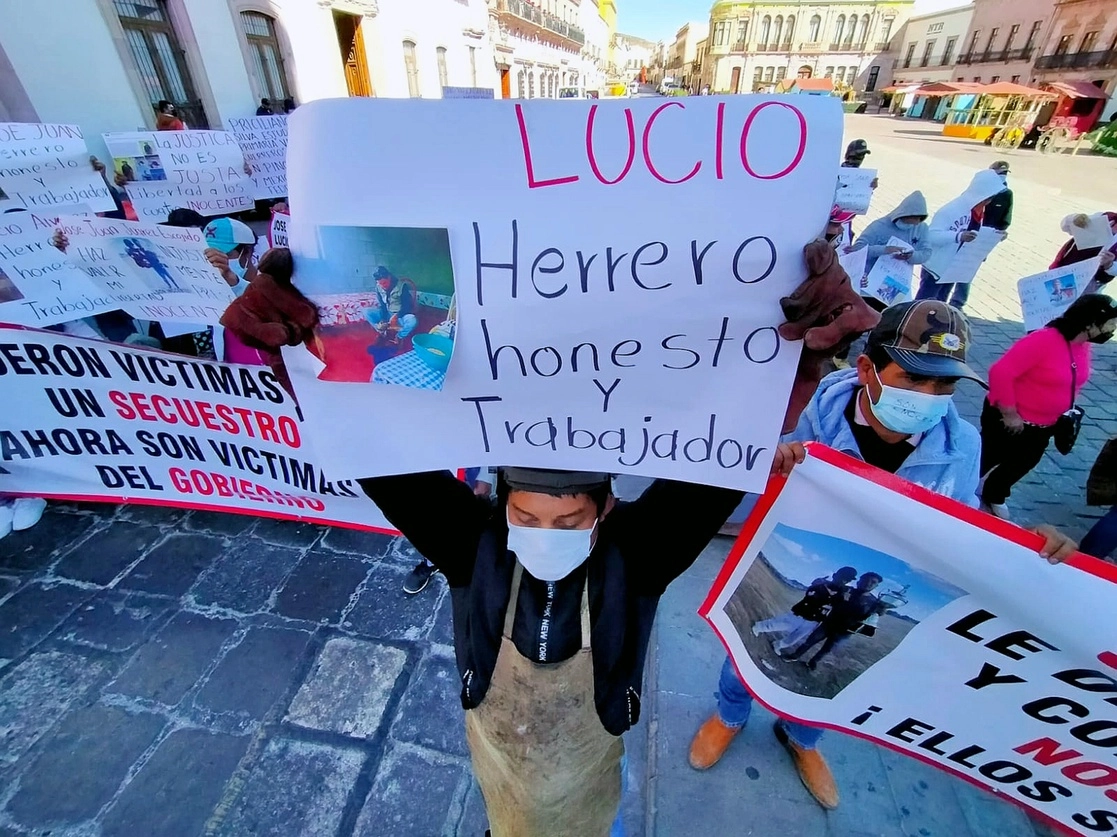 Los familiares exigieron su inmediata libertad. Foto 'La Jornada'