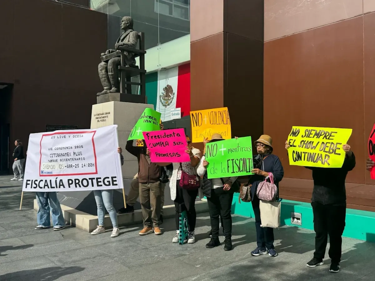 Manifestación pacífica y de protesta sobre el caso Citlali Berenice Giles Rivera que se llevará a cabo en los juzgados ubicados en la avenida Niños Héroes, en la Ciudad de México, el 10 de septiembre de 2025. Foto 