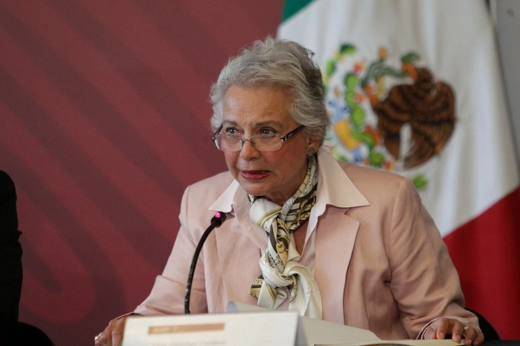 El presidente Andrés Manuel López Obrador instruyó a la secretaria de Gobernación, Olga Sánchez Cordero, a atender a las personas que demandan justicia por los desaparecidos en Guanajuato. Foto Yazmín Ortega Cortés/ Archivo