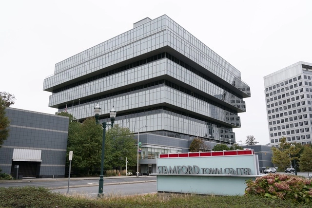 Oficinas centrales de la empresa Purdue Pharma en Stamford, Connecticut. Foto Ap