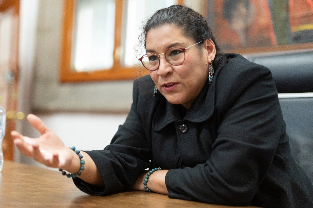 La ministra de la Corte, Lenia Batres. Foto Pablo Ramos / Archivo 
