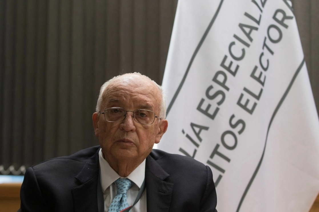 José Agustín Ortiz Pinchetti, titular de la Fepade en conferencia de prensa el 10 de junio de 20219. Foto Cuartoscuro