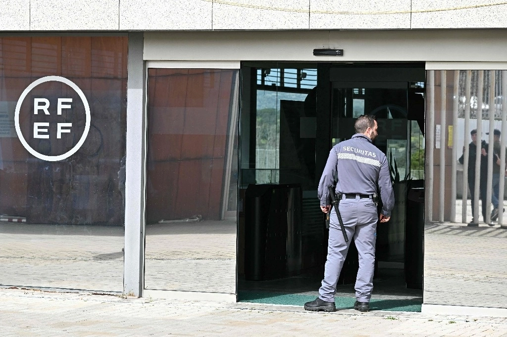 Sede de la Real Federación Española de Futbol, a las afueras de Madrid, el 20 de marzo de 2024. Foto Afp