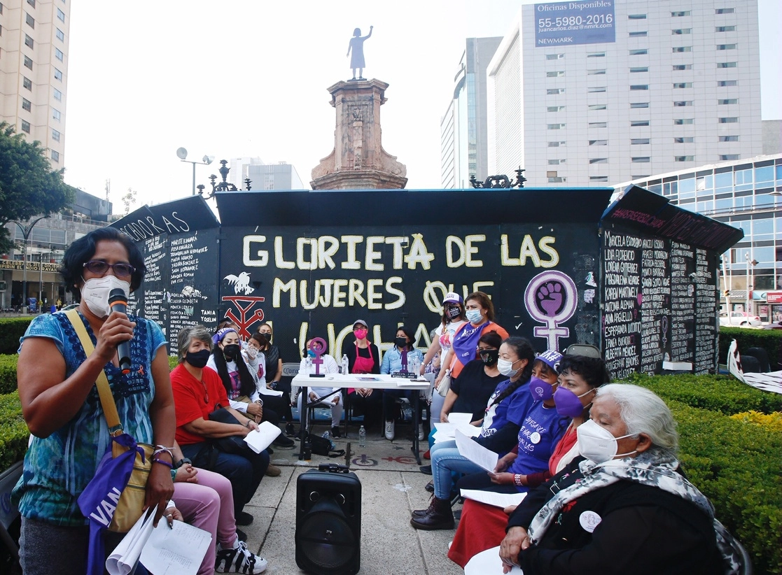Mujeres exigen justicia para víctimas de desaparición y feminicidios, el pasado 7 de diciembre. Foto Guillermo Sologuren