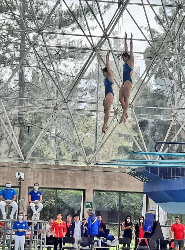 En la rama varonil Rodrigo Diego y Osmar Olvera competirán en trampolín de 1 y 3 metros. Foto @CONADE