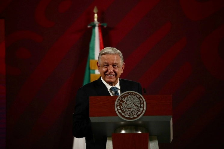 El presidente de México, Andrés Manuel López Obrador. Foto Yazmín Ortega Cortés